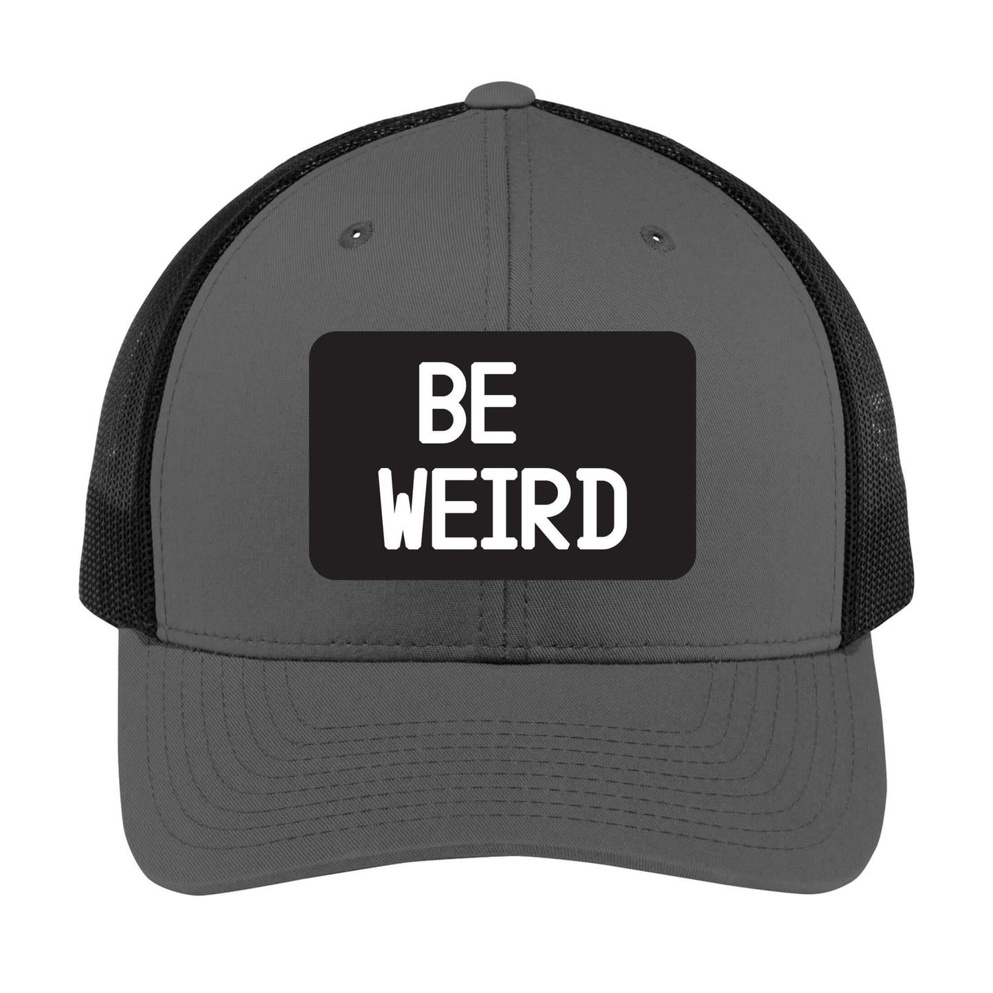 Be Weird | Men's Trucker Cap | Mesh Hat | Nerd Hat | Funny Gift | Unisex | Funny Hat