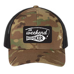 Weekend Hooker | Men's Trucker Cap | Mesh Hat | Sarcasm | Fishing Hat | Unisex | Funny Hat