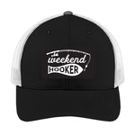 Weekend Hooker | Men's Trucker Cap | Mesh Hat | Sarcasm | Fishing Hat | Unisex | Funny Hat