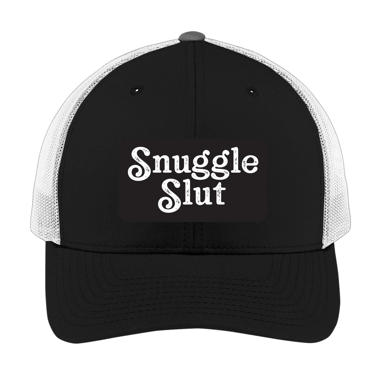 Snuggle Slut | Men's Trucker Cap | Mesh Hat | Sarcasm | Sarcastic Hat | Unisex | Funny Hat