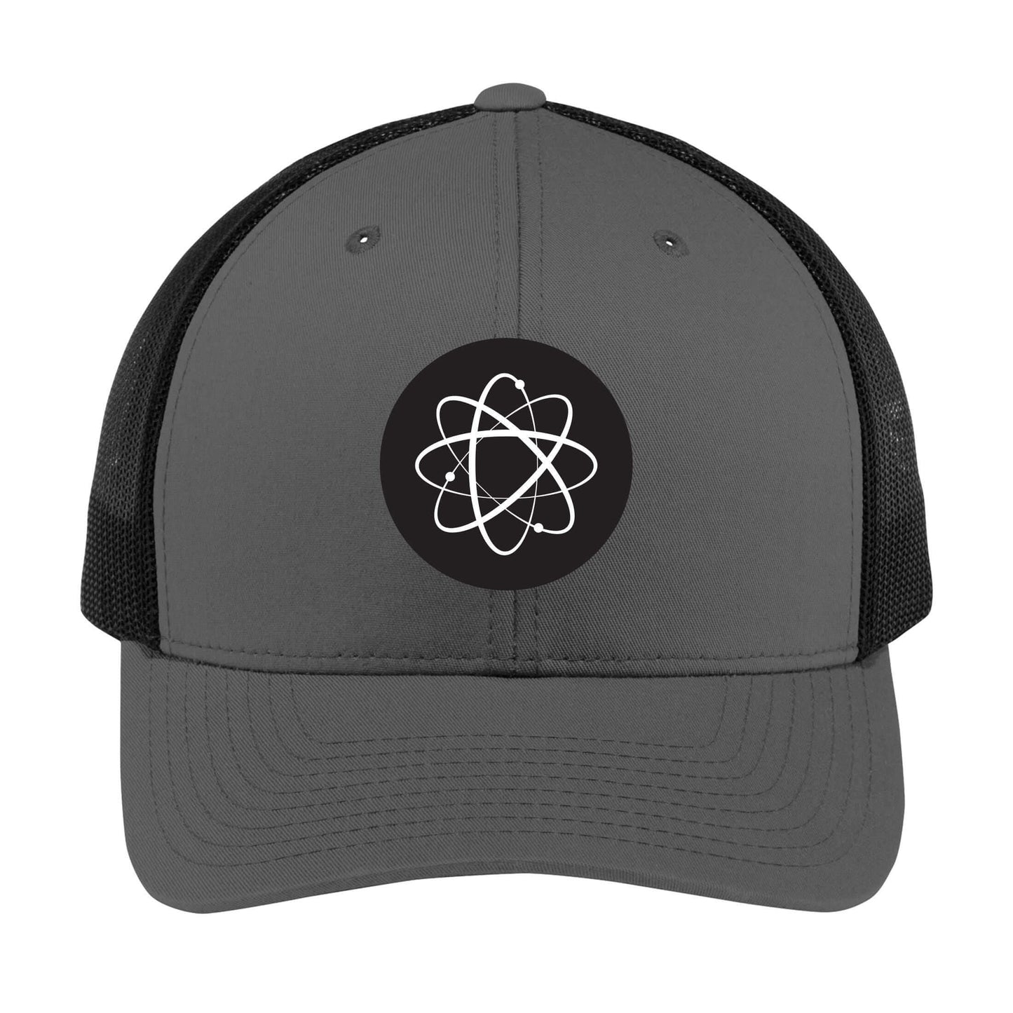 Atomic Symbol | Men's Trucker Cap | Mesh Hat | Nerd Hat | Sarcastic Hat | Unisex | Funny Hat