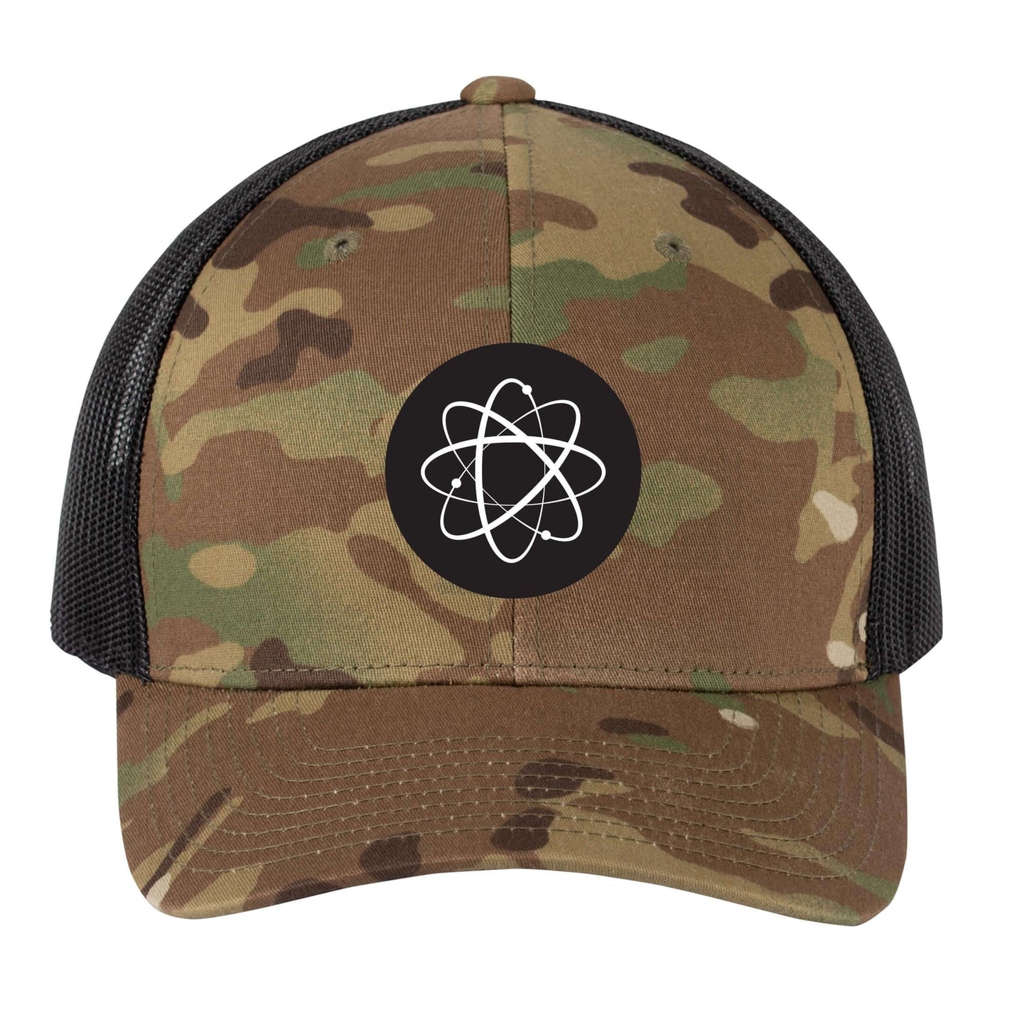 Atomic Symbol | Men's Trucker Cap | Mesh Hat | Nerd Hat | Sarcastic Hat | Unisex | Funny Hat