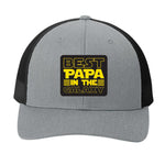 Best Papa in the Galaxy | Men's Trucker Cap | Mesh Hat | Nerd Hat | Father Day Gift | Grandpa Hat | Funny Hat