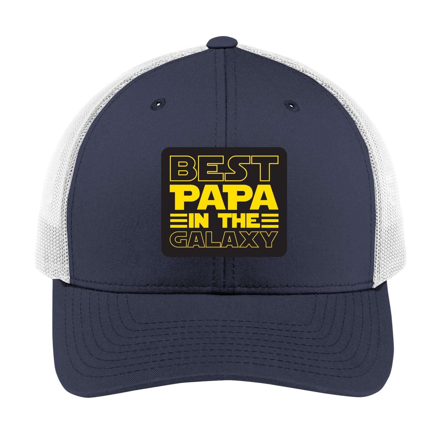 Best Papa in the Galaxy | Men's Trucker Cap | Mesh Hat | Nerd Hat | Father Day Gift | Grandpa Hat | Funny Hat