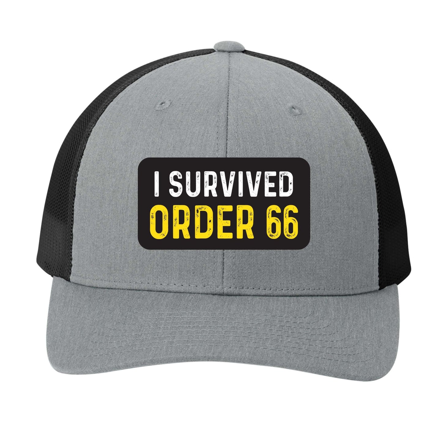 I Survived Order 66 | Men's Trucker Cap | Mesh Hat | Nerd Hat | Science Fiction Hat | Unisex | Funny Hat