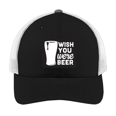 Wish You Were Beer | Men's Trucker Cap | Mesh Hat | Nerd Hat | Drinking Hat | Unisex | Funny Hat