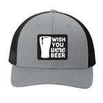 Wish You Were Beer | Men's Trucker Cap | Mesh Hat | Nerd Hat | Drinking Hat | Unisex | Funny Hat