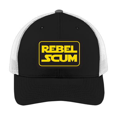 Rebel Scum | Men's Trucker Cap | Mesh Hat | Nerd Hat | Sarcastic Hat | Unisex | Funny Hat