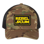 Rebel Scum | Men's Trucker Cap | Mesh Hat | Nerd Hat | Sarcastic Hat | Unisex | Funny Hat