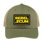 Rebel Scum | Men's Trucker Cap | Mesh Hat | Nerd Hat | Sarcastic Hat | Unisex | Funny Hat