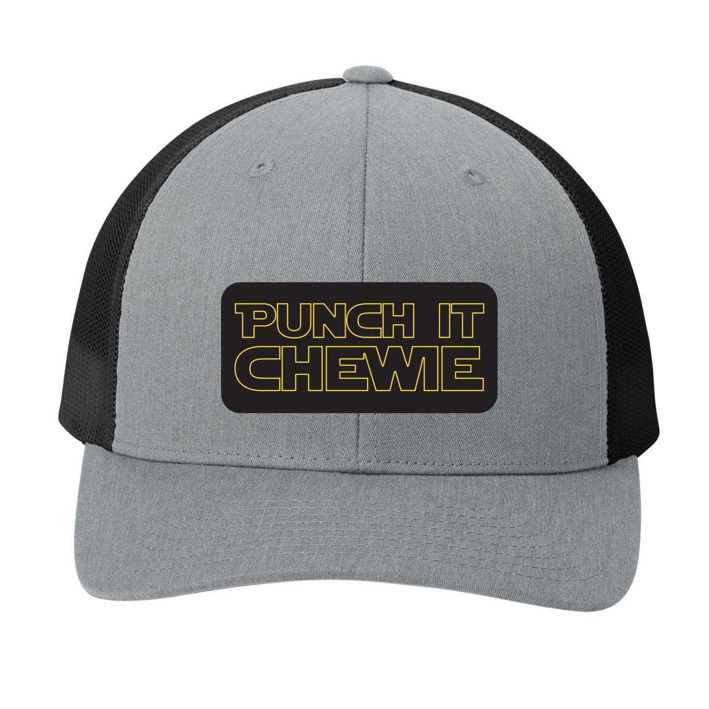 Punch It Chewie | Men's Trucker Cap | Mesh Hat | Nerd Hat | Sarcastic Hat | Unisex | Funny Hat