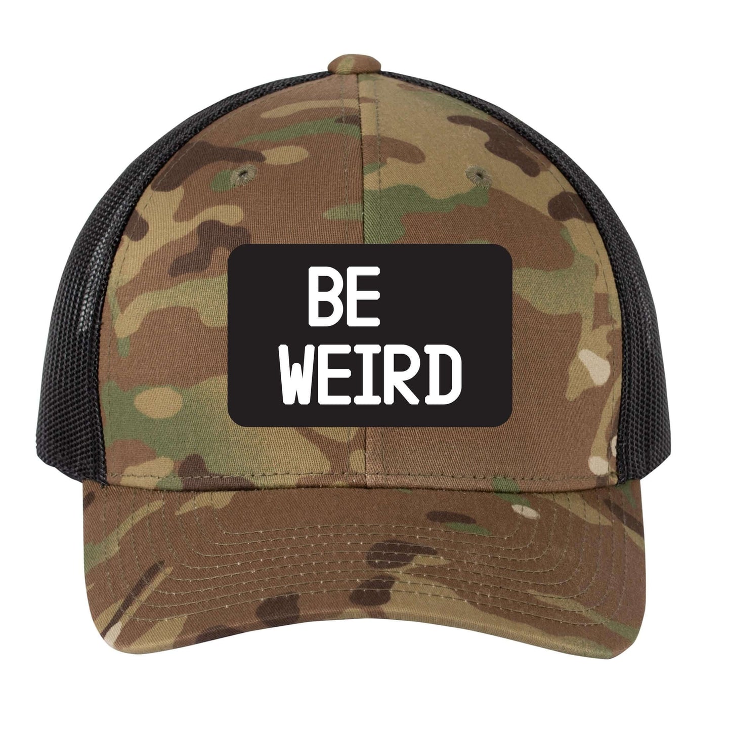 Be Weird | Men's Trucker Cap | Mesh Hat | Nerd Hat | Funny Gift | Unisex | Funny Hat