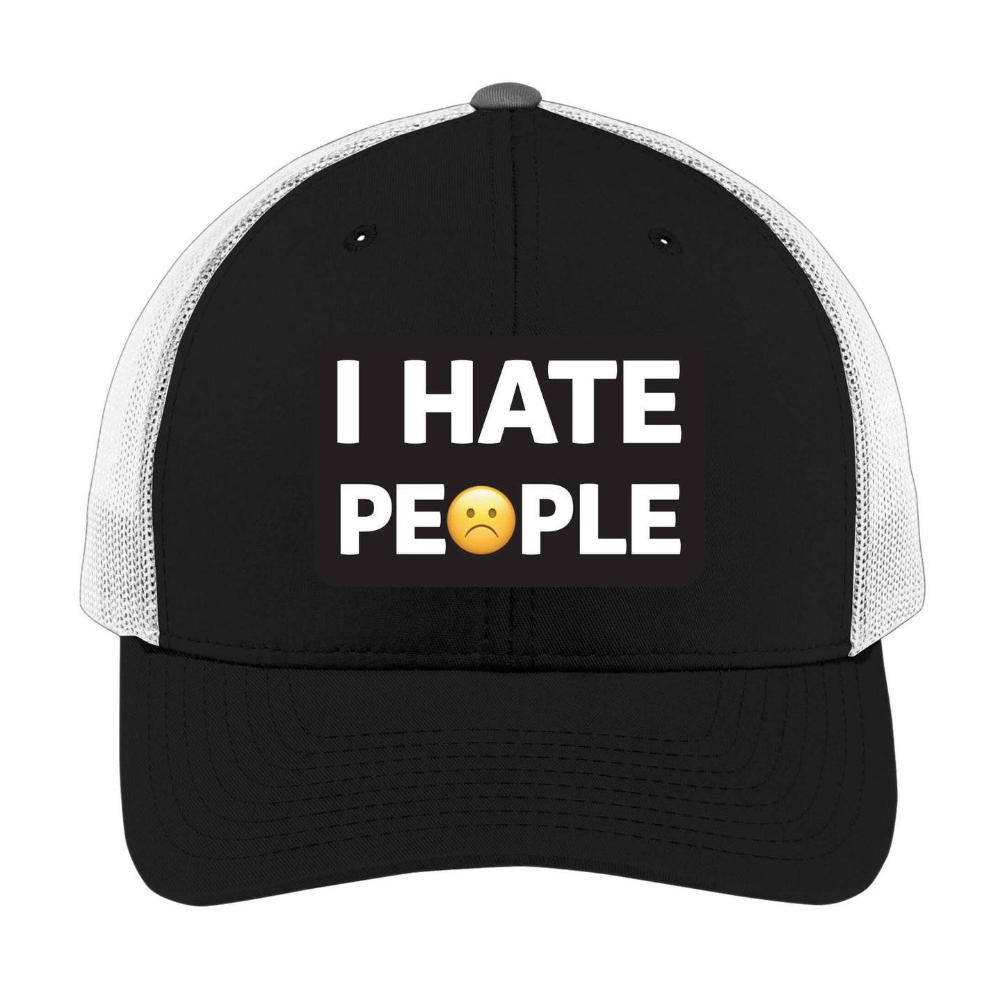 I Hate People | Men's Trucker Cap | Mesh Hat | Nerd Hat | Sarcastic Hat | Unisex | Funny Hat