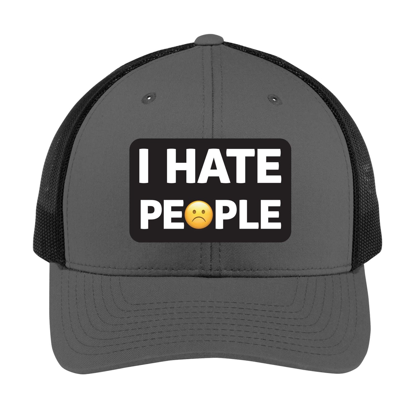 I Hate People | Men's Trucker Cap | Mesh Hat | Nerd Hat | Sarcastic Hat | Unisex | Funny Hat