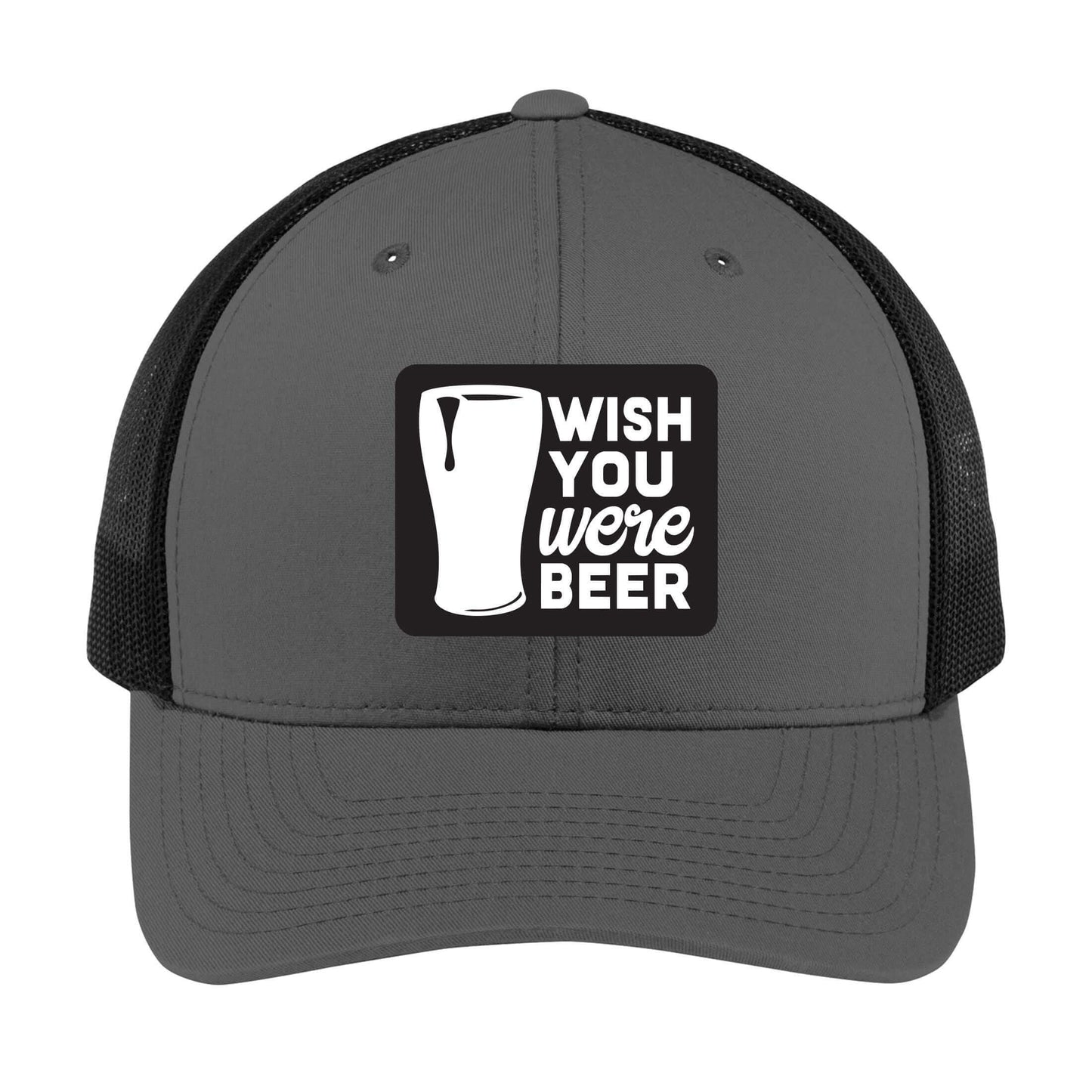 Wish You Were Beer | Men's Trucker Cap | Mesh Hat | Nerd Hat | Drinking Hat | Unisex | Funny Hat