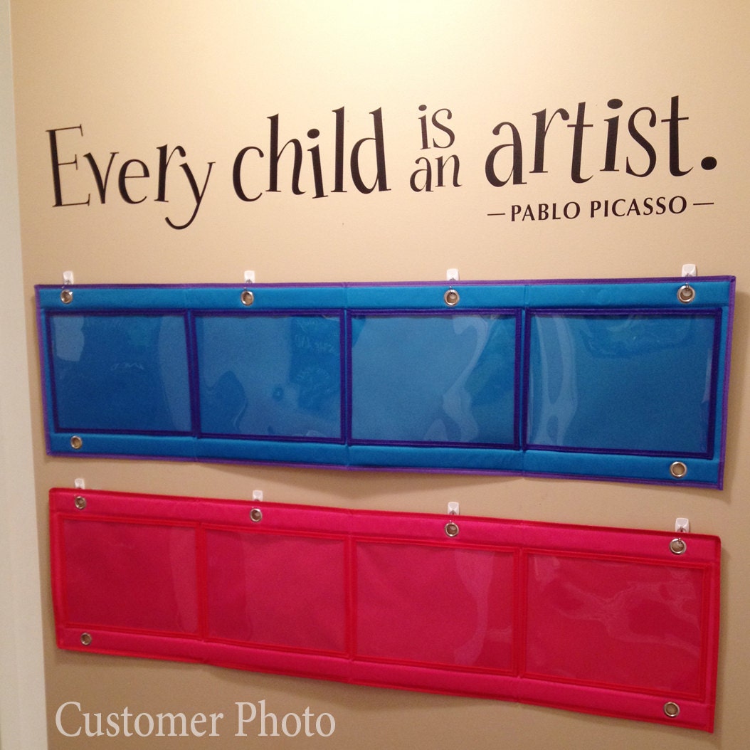 Every Child is an Artist Wall Decal | Children Artwork Display Vinyl | Teacher Decal