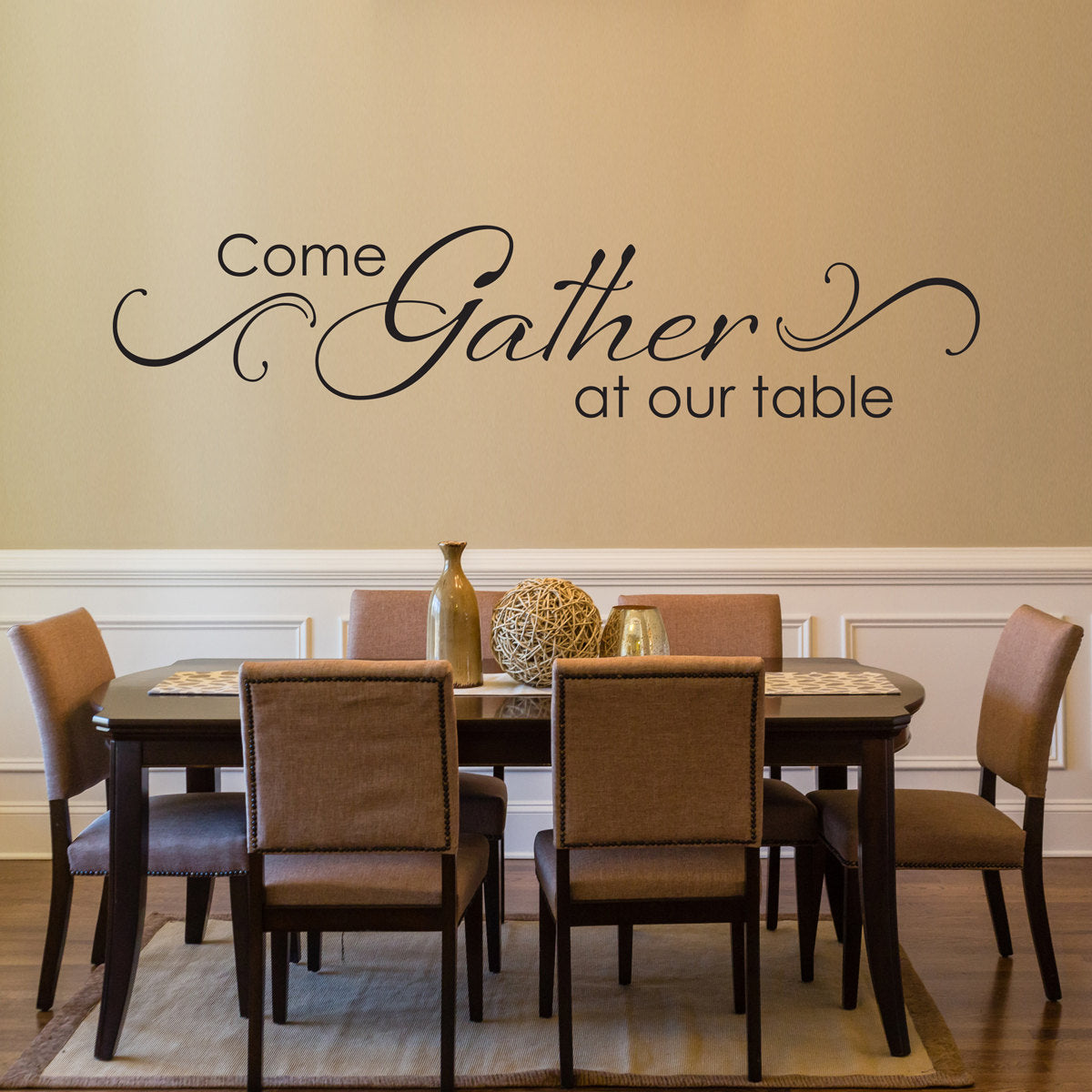 Come Gather at our Table Decal